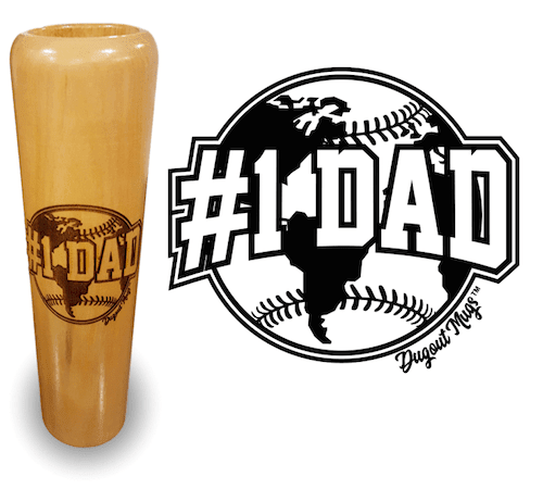 1 dad dugout mug