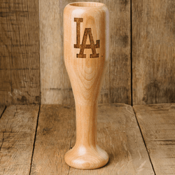 baseball bat wine glass Los Angeles Dodgers LA
