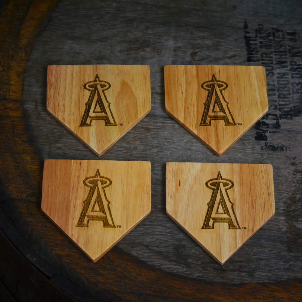 Los Angeles Angels Dugout Mug® Wood Coaster