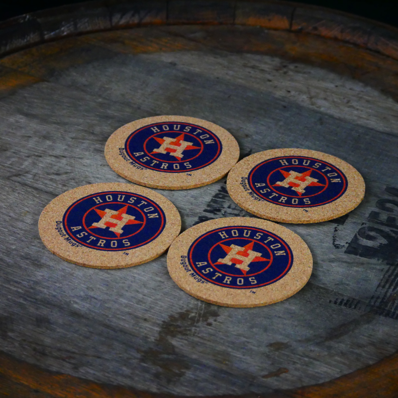 Houston Astros Dugout Mugs® Cork Coasters