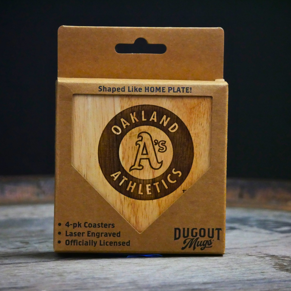 Oakland Athletics Dugout Mug® Wood Coaster