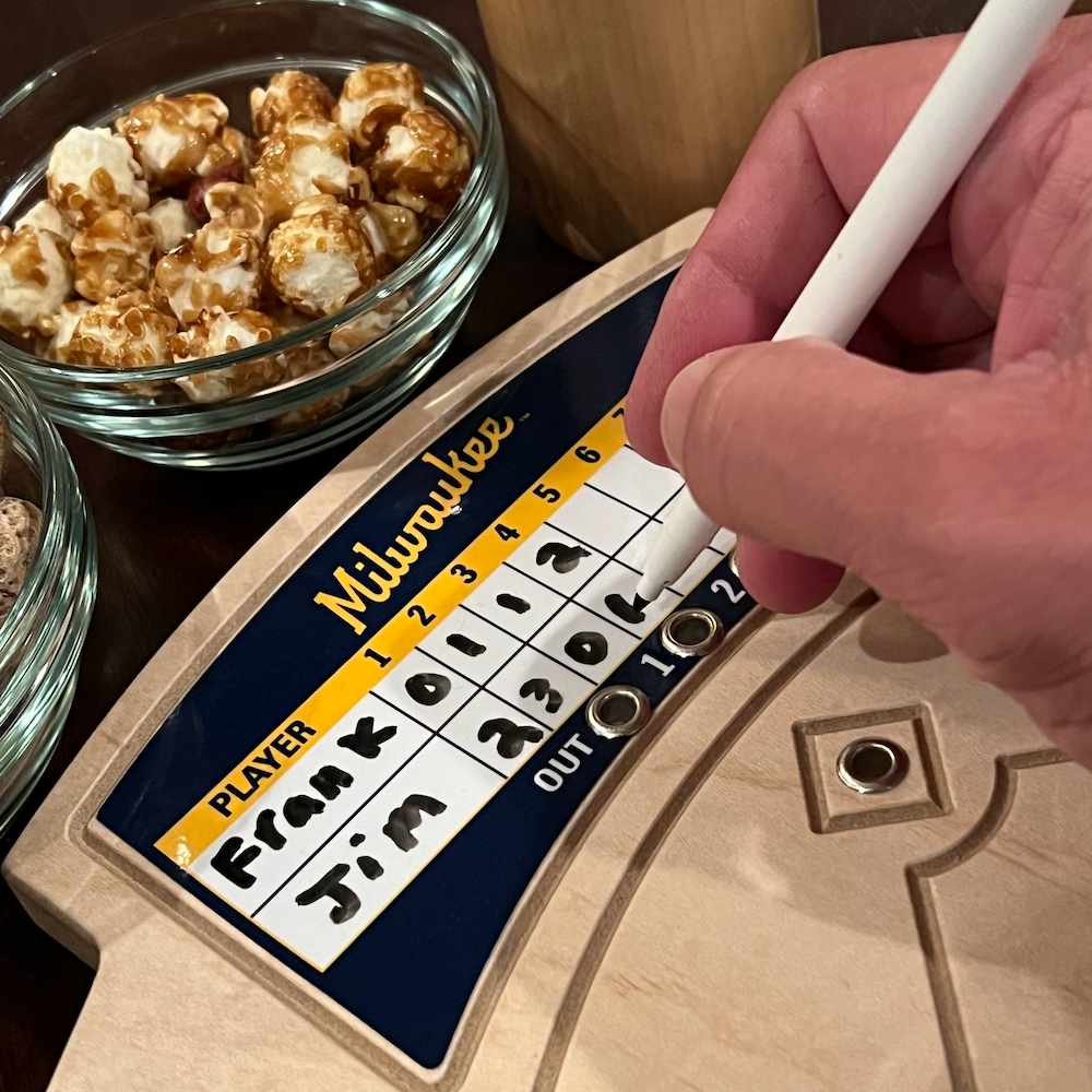 Milwaukee Brewers Baseball Board Game with Dice