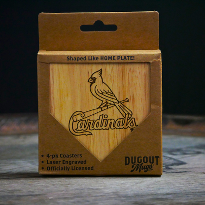 St. Louis Cardinals Dugout Mug® | Wood Coaster