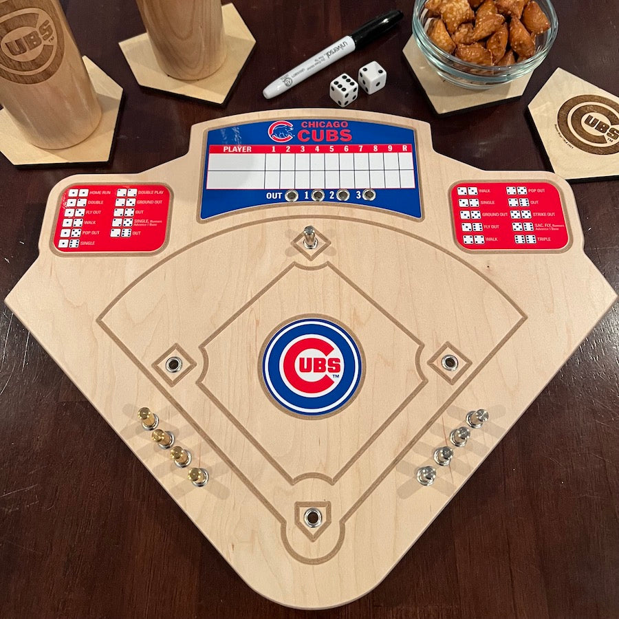 MLB Chicago Cubs Baseball Game with Dice