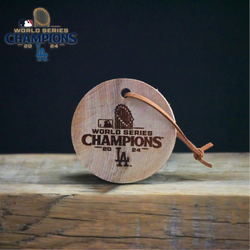 2024 Los Angeles Dodgers World Series Champions Bat Slice Ornament