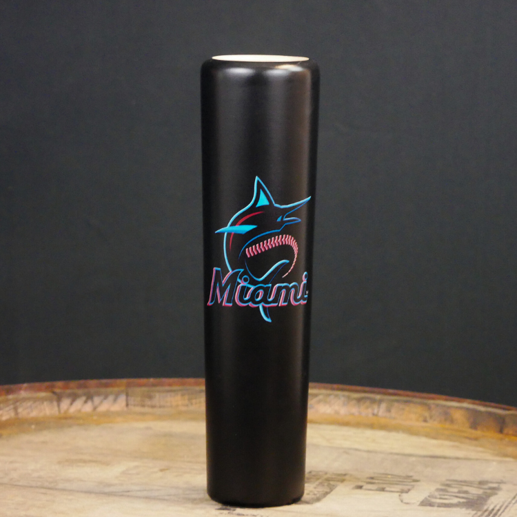 Miami Marlins Black Dugout Mug® | Baseball Bat Mug