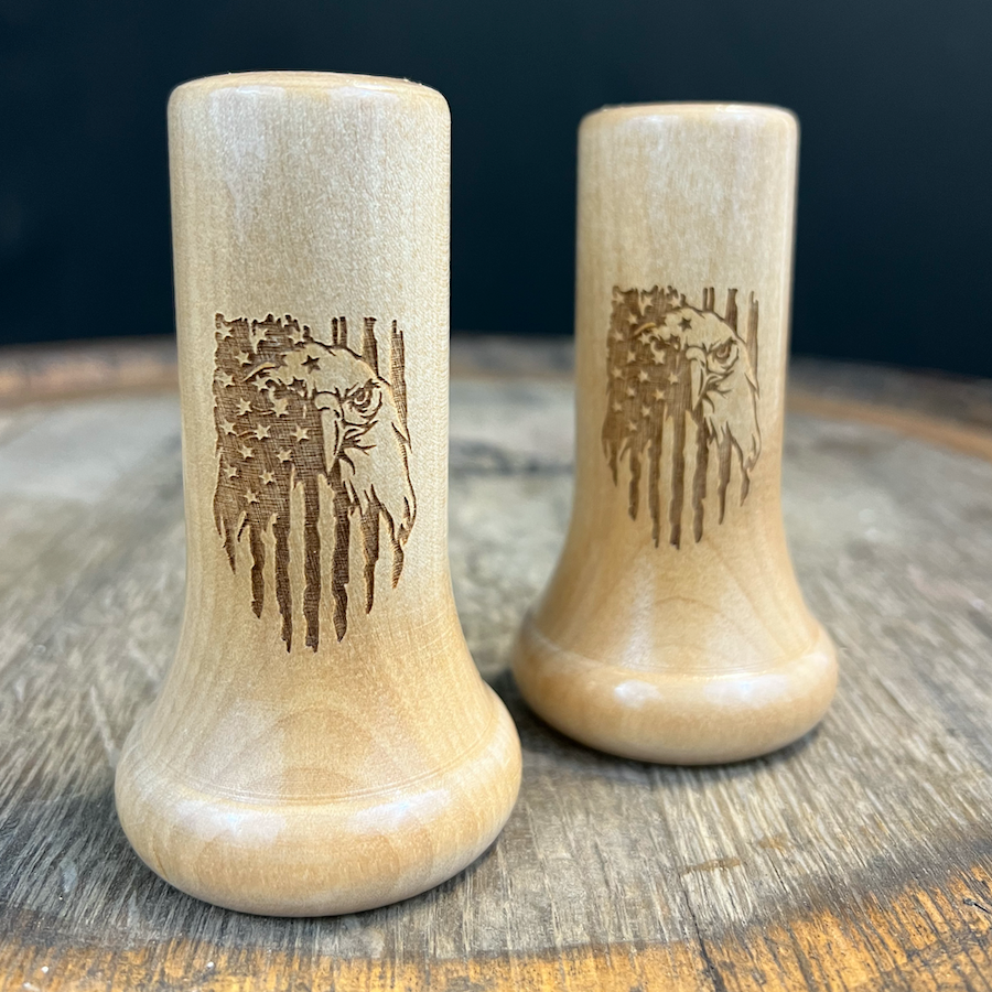 2-Pack Eagle in USA Flag Knob Shot | Dugout Mug®