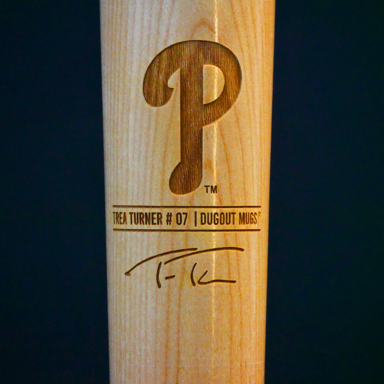 Trea Turner Baseball Bat Mug | Philadelphia Phillies | Signature Series Dugout Mug®