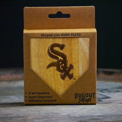 Chicago White Sox Dugout Mug® | Wood Coaster