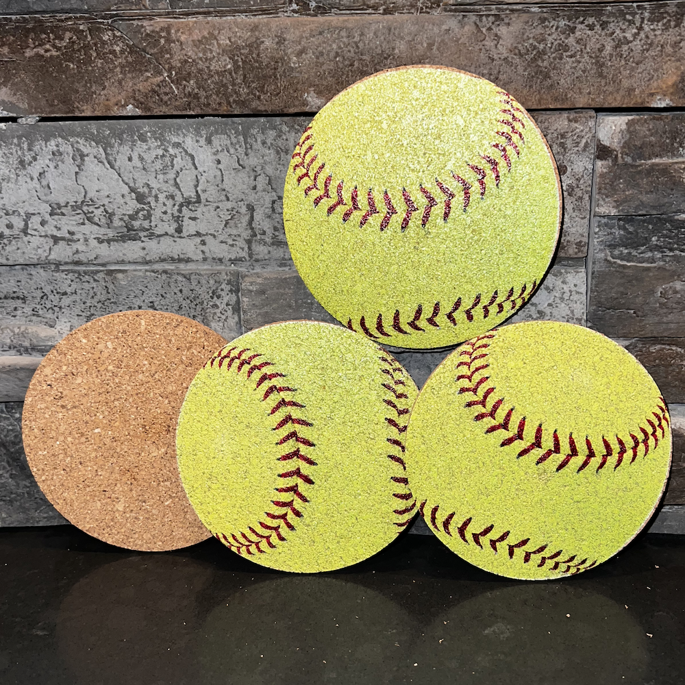 Softball Coasters | Dugout Mugs®