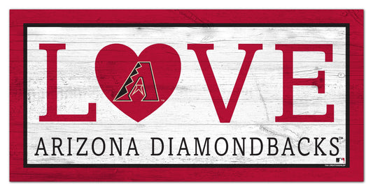 Arizona Diamondbacks Love 6x12 Sign