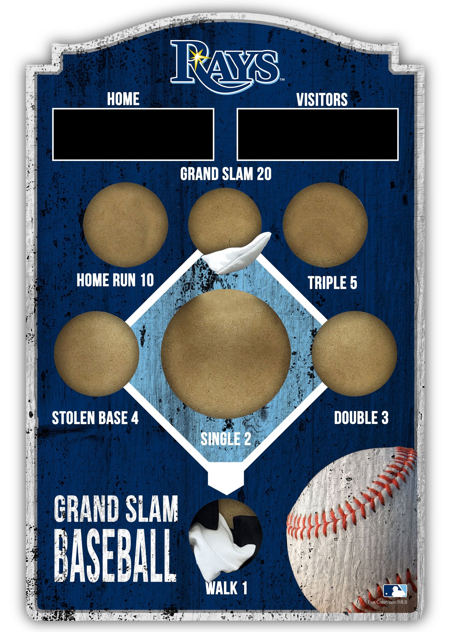 Tampa Bay Rays Baseball Bean Bag Toss