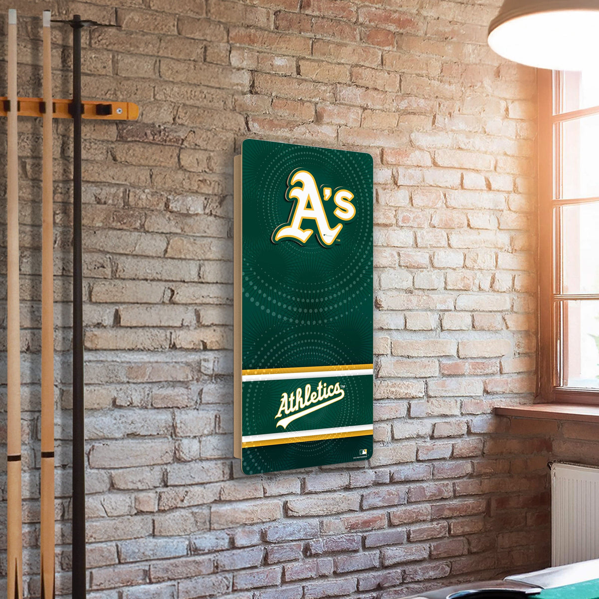 MLB Wall Art thats also Corn Hole - Oakland Athletics