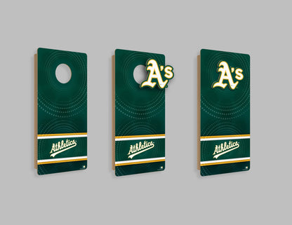 MLB Wall Art thats also Corn Hole - Oakland Athletics