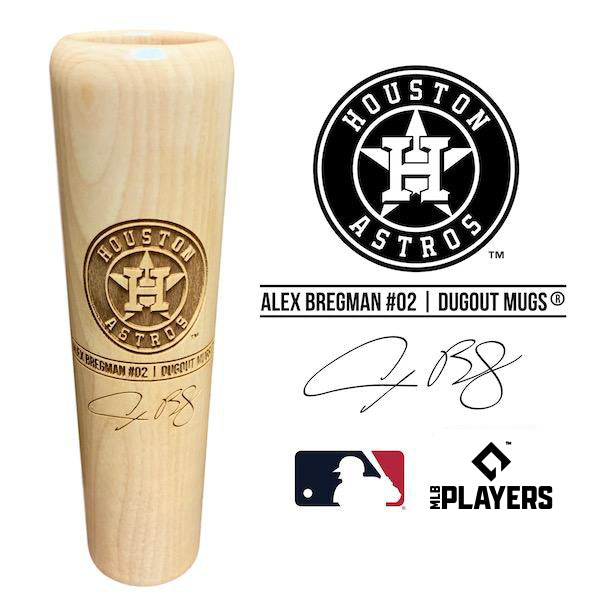 Alex Bregman Baseball Bat Mug | Houston Astros | Signature Series Dugout Mug®