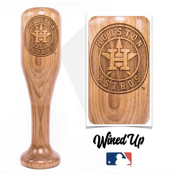 baseball bat wine glass Houston Astros