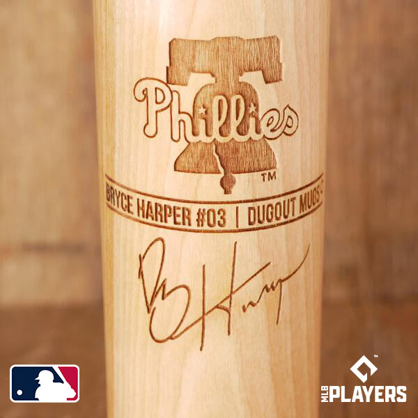 Bryce Harper Baseball Bat Mug | Philadelphia Phillies | Signature Series Dugout Mug®