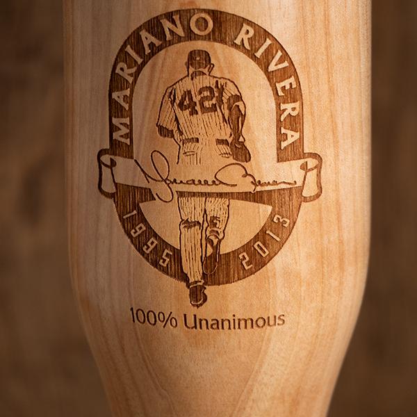 Mariano Rivera "Enter Sandman" Baseball Bat Wine Glass | Wined Up® - 
