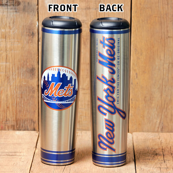 New York Mets Metal Dugout Mug | Stainless Steel Baseball Bat Mug