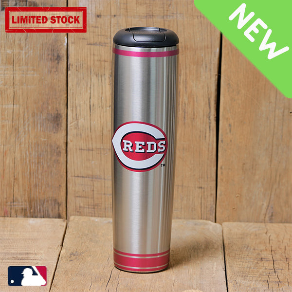 Cincinnati Reds Metal Dugout Mug | Stainless Steel Baseball Bat Mug