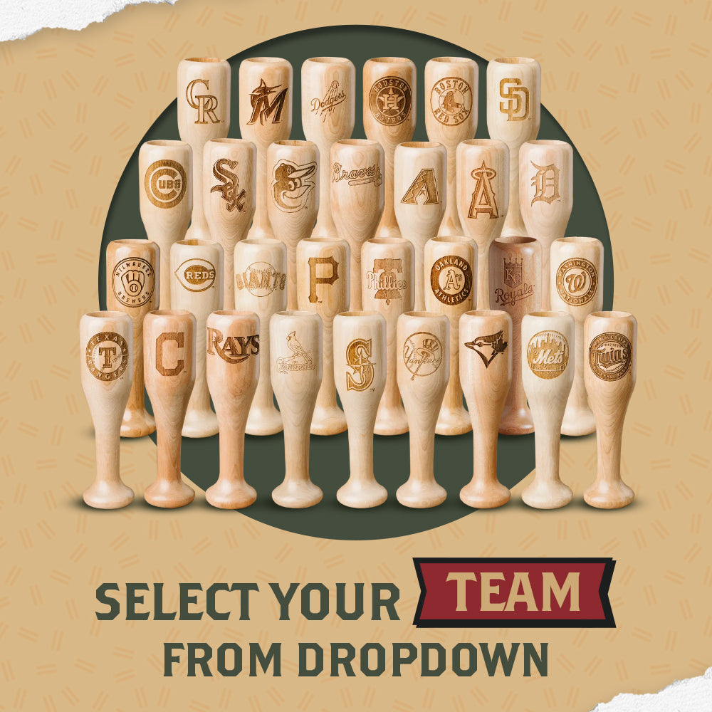 Choose your MLB Team Logo Wined-Up