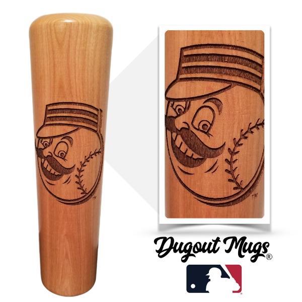 baseball bat mug Cincinnati Reds Mr.Redlegs