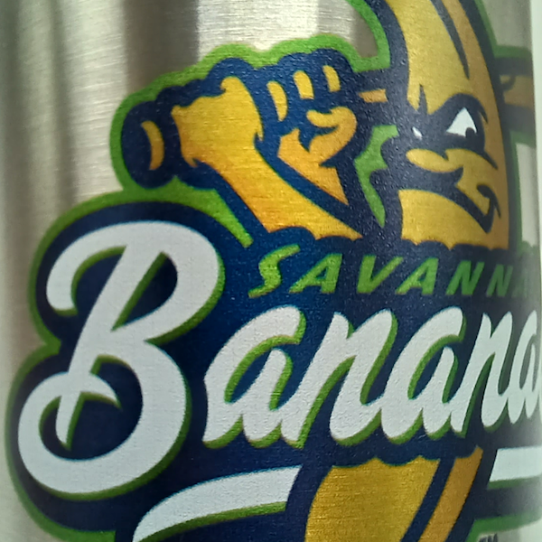 Savannah Bananas "Banana" Metal Dugout Mug® | Stainless Steel Baseball Bat Mug