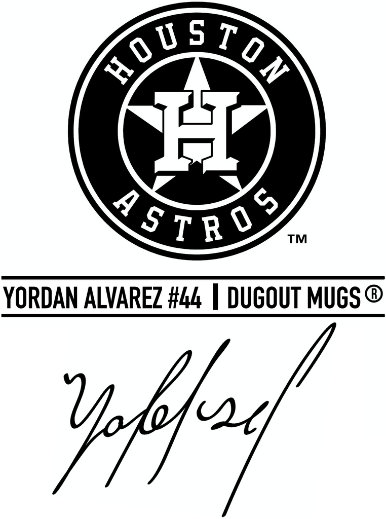 Yordan Alvarez Baseball Bat Mug | Houston Astros | Signature Series Dugout Mug®