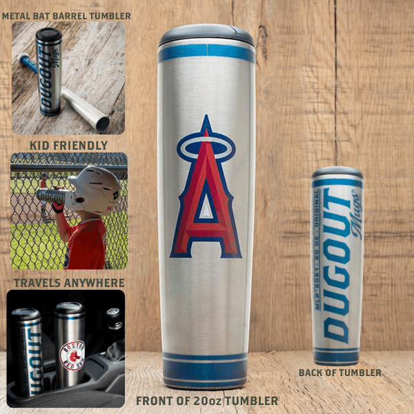 MLB Teams Metal Dugout Mug | Stainless Steel Bat Mug