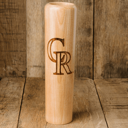 baseball bat mug Colorado Rockies CR