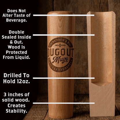Pete Rose "King Pete" Baseball Bat Mug | Dugout Mug® - 