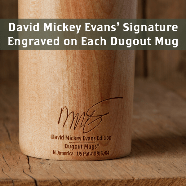 Baseball bat mug Sandlot David Mickey's Mini Signature
