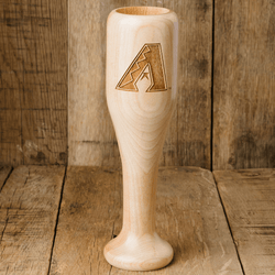 baseball bat wine glass Arizona Diamondbacks