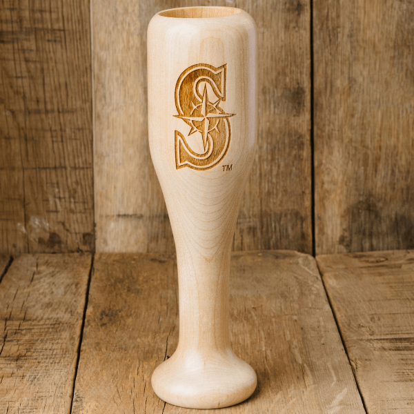 baseball bat wine glass Seattle Mariners S