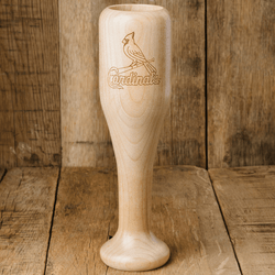 baseball bat wine glass St.Louis Cardinals