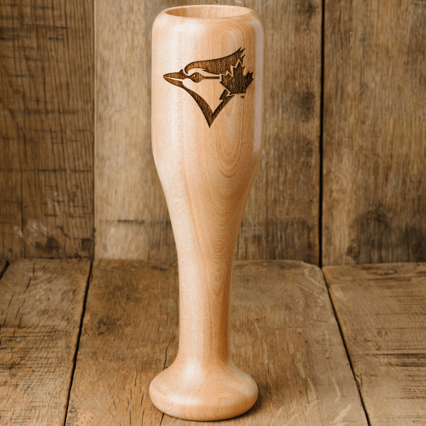 baseball bat wine glass Toronto Blue Jays Bird