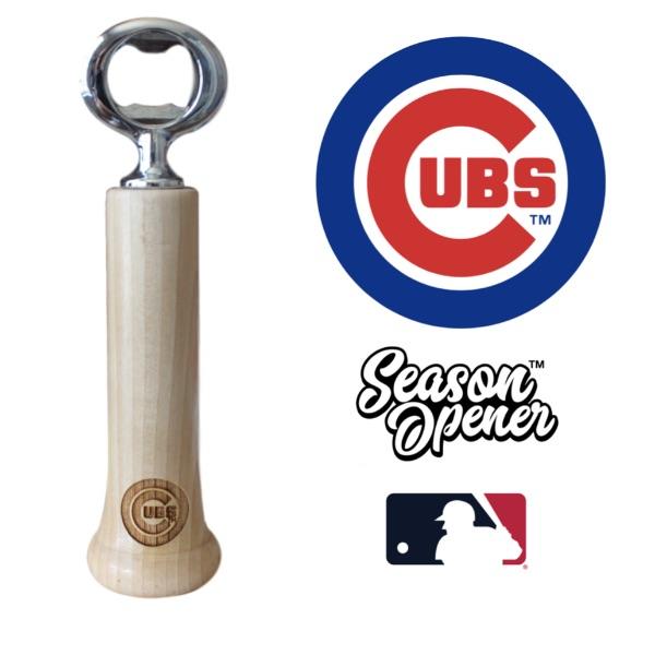 Chicago Cubs Bat Handle Bottle Opener Baseball Gift