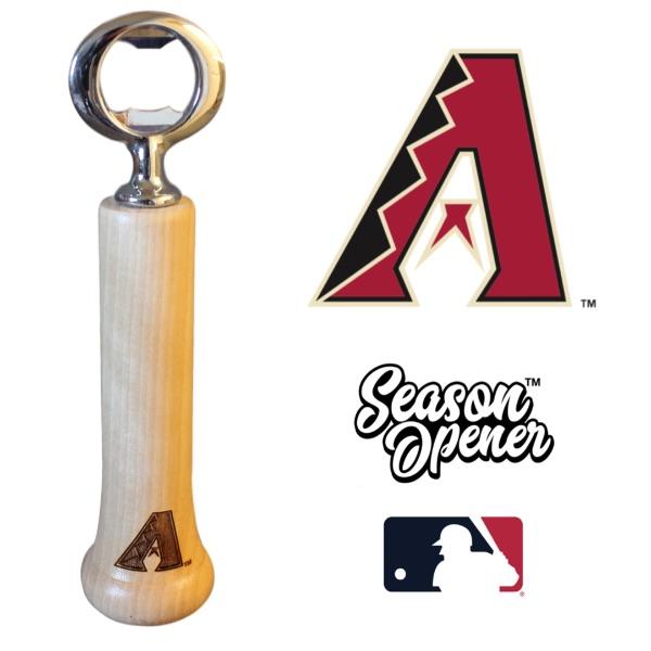 Arizona Diamondbacks Bat Handle Bottle Opener Baseball Gift