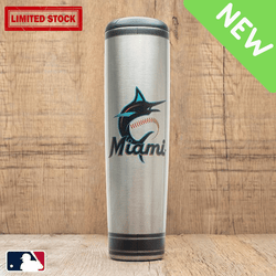 Miami Marlins Metal Dugout Mug | Stainless Steel Baseball Bat Mug