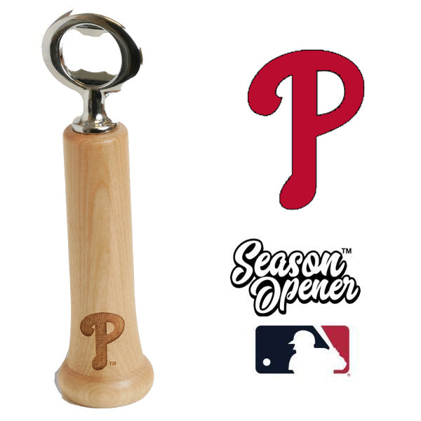 Season Opener™ MLB Collection - Baseball Bat Handle Bottle Opener