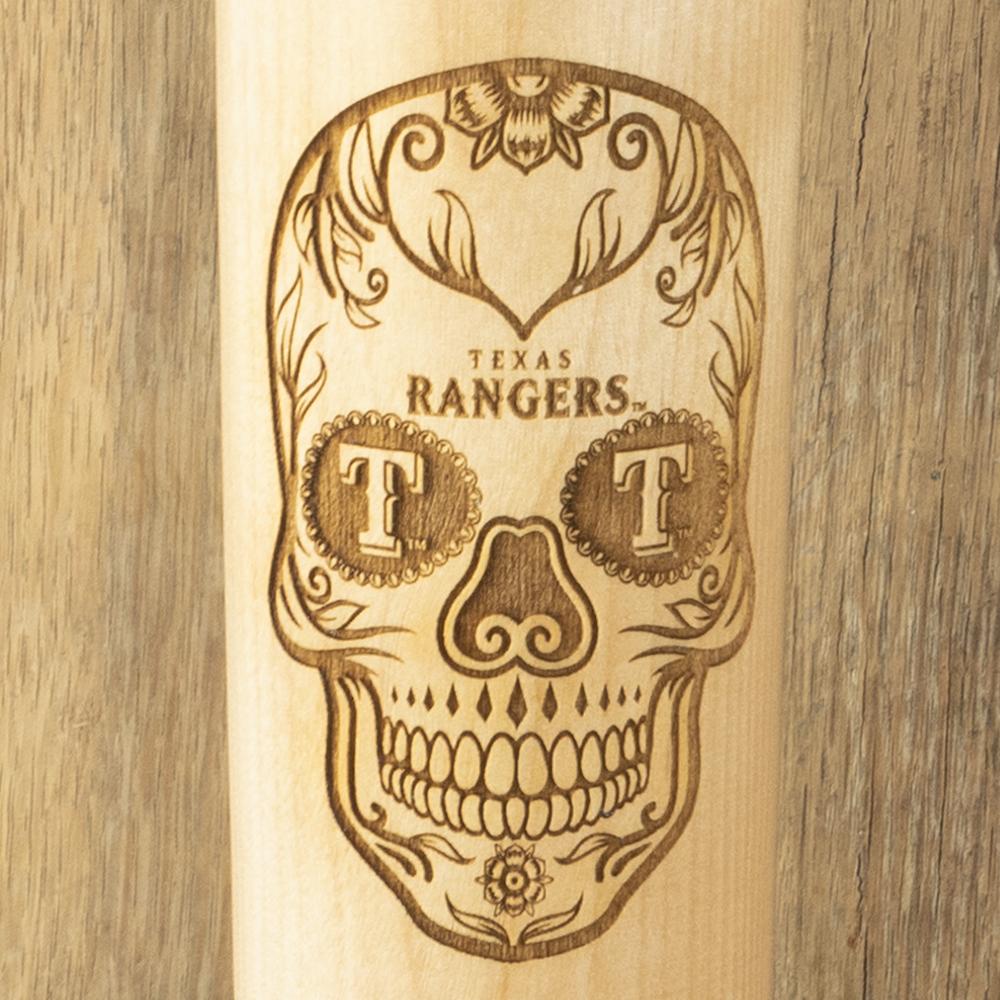 texas rangers Sugar Skull Baseball Bat Mug Details